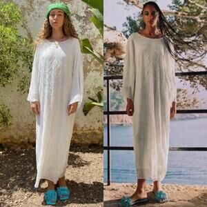 New Zara Beaded Embroidered Maxi Dress Limited edition Blogger Fave Size M-L